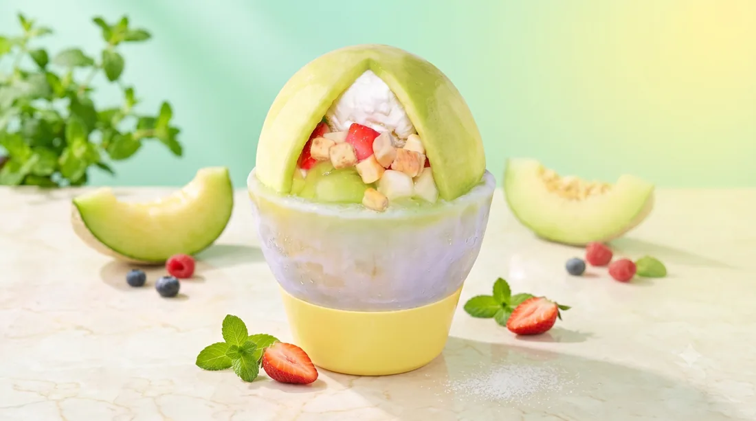 Delux Honeydew Bingsu - Korean shaved ice dessert at Modu Ramen Jacksonville