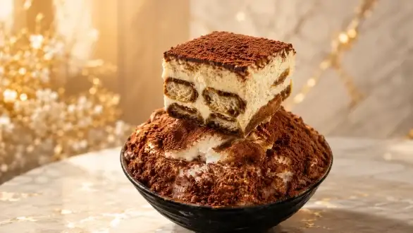 Tiramisu Bingsu - Korean shaved ice dessert at Modu Ramen Jacksonville