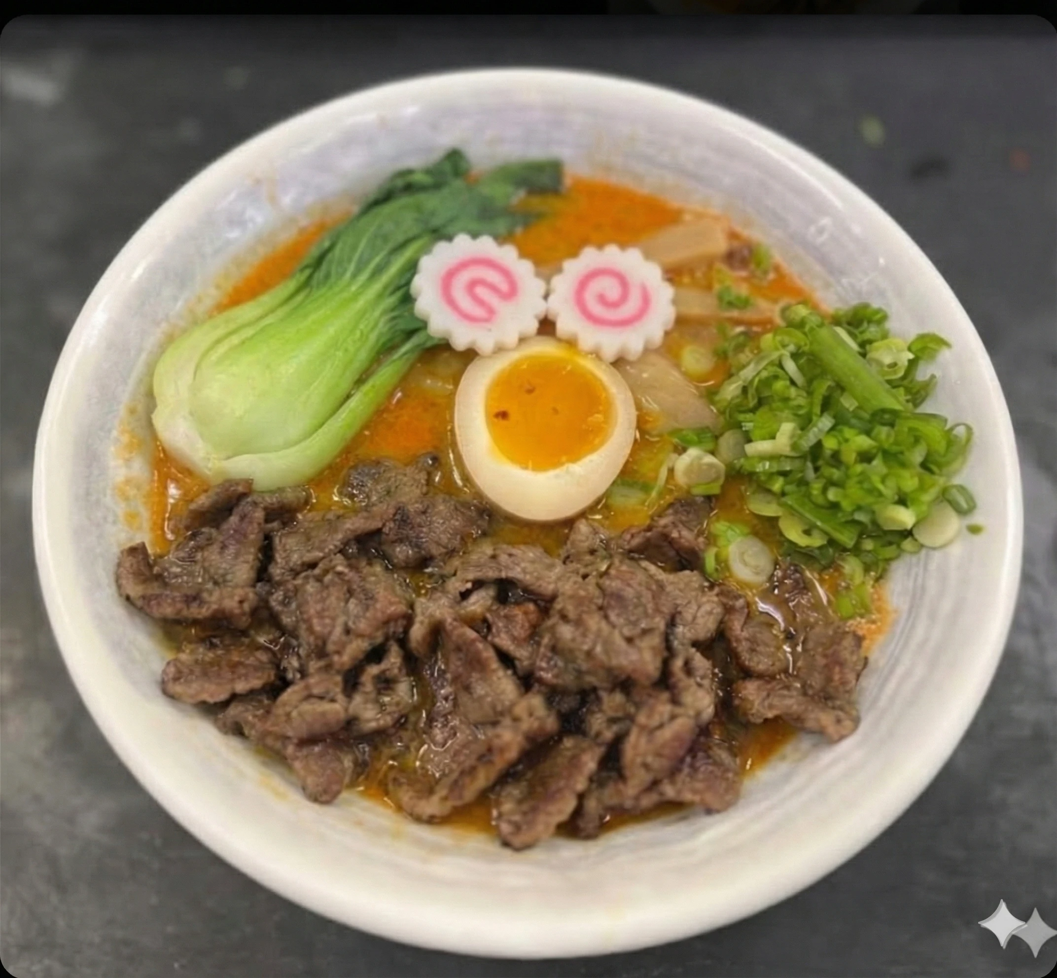 Rich, creamy 18-hour pork bone broth at Modu Ramen